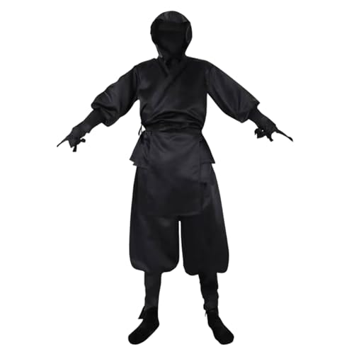 SHITOOMFE Samurai Outfit, Samurai Kostüm Männer Soft Spandex Kostüm Cosplay Accessoires für Halloween Party Dress Up, 185 cm SHITOOMFE Samurai Outfit, Samurai Kostüm Männer Soft Spandex Kostüm Cosplay Accessoires für Halloween Party Dress Up, 185 cm von SHITOOMFE