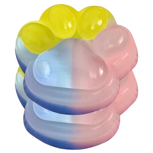 Squeeze Toys 2pcs niedliche weiche Dekompression Katzen Pfoten 3-Farben Sensory Stress Relief Toy für Kinder Erwachsene Squeeze Toys 2pcs niedliche weiche Dekompression Katzen Pfoten 3-Farben Sensory Stress Relief Toy für Kinder Erwachsene von SHITOOMFE