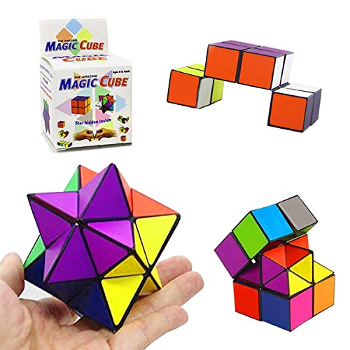 Zauberwürfel, Infinity-Würfel, Magic Star Cube, Speed Cube, Glatte Oberfläche Festkörper, Stress und Angst Abbauen, Haltbarer Puzzlewürfel für Kinder und Erwachsene Zauberwürfel, Infinity-Würfel, Magic Star Cube, Speed Cube, Glatte Oberfläche Festkörper, Stress und Angst Abbauen, Haltbarer Puzzlewürfel für Kinder und Erwachsene von SHONCO