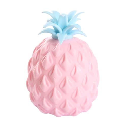 SHOOYIO Ananas Stressspielzeug Obst Mit Perlen Fördert Den Stressabbau Geistiger Und Körperlicher Ananas Anti Stress Ball von SHOOYIO