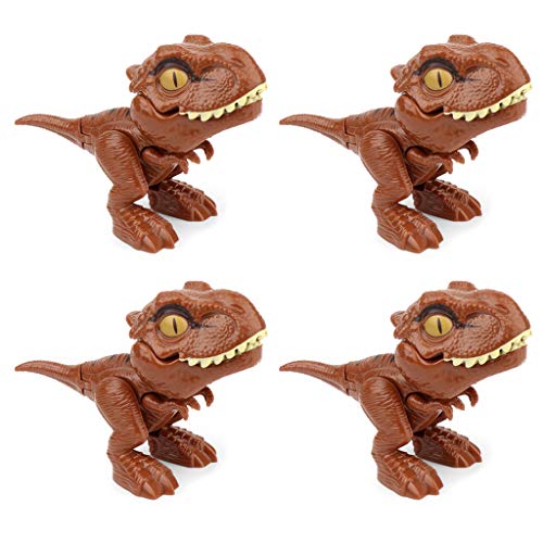 SHOOYIO Finger Dinosaurier Actionfiguren Spielzeug Lustige Dino Eier Interaktive Beißende Hand Kreatives Kniffliges Tyrannosaurus Modell Gemeinsames Bewegliches Modellspielzeug von SHOOYIO