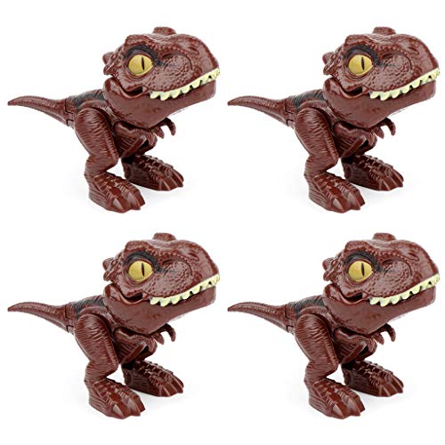 SHOOYIO Finger Dinosaurier Actionfiguren Spielzeug Lustige Dino Eier Interaktive Beißende Hand Kreatives Kniffliges Tyrannosaurus Modell Gemeinsames Bewegliches Modellspielzeug von SHOOYIO