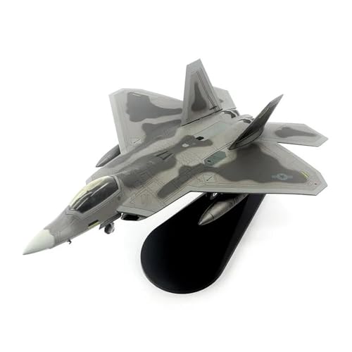 Aerobatic Flugzeug Für United States Air Force F-22A Fighter Fertiges Legierungsmodell Simulation Statisches Sammlerspielzeug Diecast Maßstab 1:100 von SHOUXI