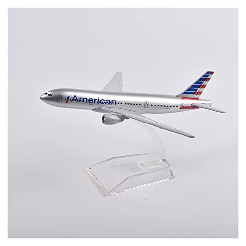 SHOUXI Aerobatic Flugzeug 16 cm American Airlines Boeing 777 Flugzeugmodell Flugzeugdruckguss Metall Flugzeugmodell Im Maßstab 1:400 Geschenkkollektion Drop(B) von SHOUXI