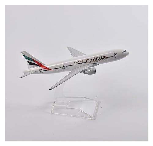 SHOUXI Aerobatic Flugzeug 16 cm Etihad Boeing B777 Flugzeugmodellflugzeug Modellflugzeug Aus Metalldruckguss Im Maßstab 1:400(EIN) von SHOUXI