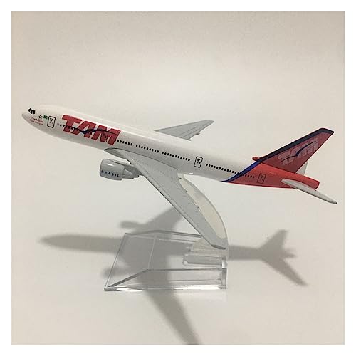 SHOUXI Aerobatic Flugzeug 16 cm Großes Tam Airlines Boeing 777-Flugzeug, Modellflugzeug, Modellflugzeug, Druckguss-Metallflugzeuge Im Maßstab 1:400(EIN) von SHOUXI