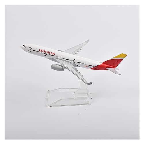 SHOUXI Aerobatic Flugzeug 16 cm Iberia Airlines A330 Flugzeugmodellflugzeug Modellflugzeug Aus Metalldruckguss Im Maßstab 1:400(E) von SHOUXI