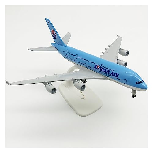 SHOUXI Aerobatic Flugzeug 20CM Maßstab 1:400 A380 Korean Air Airlines Flugzeuge Flugzeug Flugzeug Mit Fahrwerken Legierung Modell Spielzeug Für Sammlungen von SHOUXI