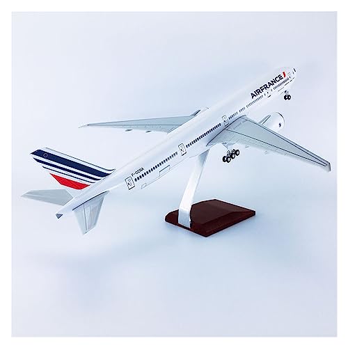 SHOUXI Aerobatic Flugzeug 47CM 1/157 Skala 777 B777 Flugzeug Air France Airlines Modell Spielzeug Mit Rad Fahrwerk Montage Kunststoff Harz Flugzeug Spielzeug von SHOUXI