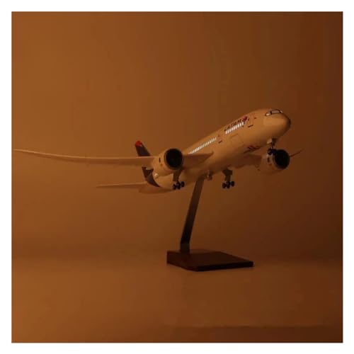 SHOUXI Aerobatic Flugzeug 47CM Maßstab 1:150 Chile LATAM Airlines Boeing 787 Dreamliner Diecast Model Airlines Resin Flugzeugspielzeug(with Light) von SHOUXI