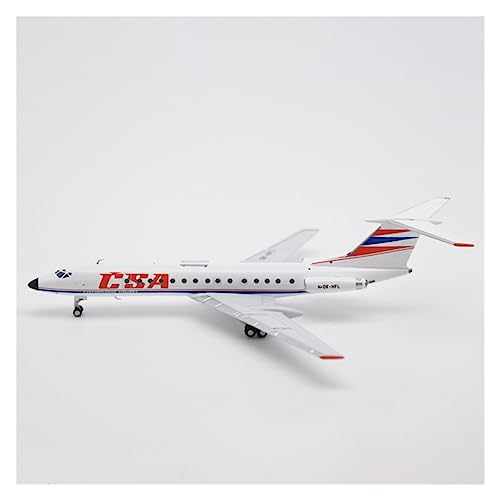 SHOUXI Aerobatic Flugzeug Aeroflot TU-134 TU134 CSA Czech Airlines Im Maßstab 1:400, Druckgusslegierung, Flugzeugmodell, Spielzeug Für Die Sammlung von SHOUXI