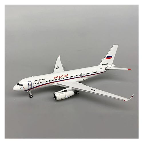 SHOUXI Aerobatic Flugzeug Druckguss-Legierungsmetall Im Maßstab 1:400 NG41002 Rossiya Tupolev TU204 TU-204-300 RA-64057 Flugzeugmodell Flugzeuge Spielzeug Für Die Sammlung von SHOUXI