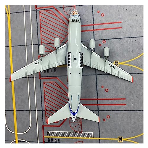 SHOUXI Aerobatic Flugzeug Druckguss-Metalllegierung, Maßstab 1:400, Antonov An-124 Transportflugzeug AN124 UR-82027, Simulationsflugzeug-Modellspielzeug Für Die Sammlung von SHOUXI