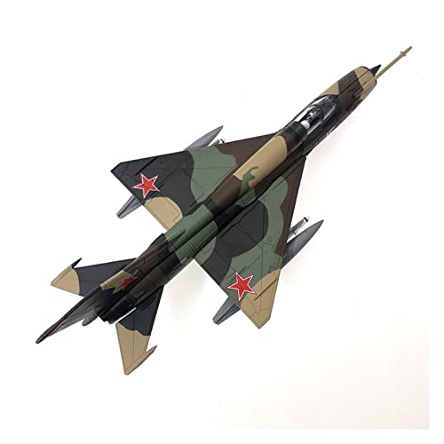 SHOUXI Aerobatic Flugzeug Ehemaliger Sowjetischer Luftwaffenjäger MiG-21 Im Maßstab 1:72, Druckguss-Metallflugzeugmodell. Drop Shipping von SHOUXI