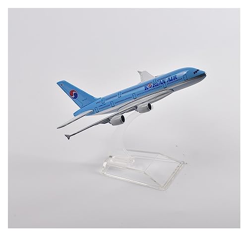 SHOUXI Aerobatic Flugzeug Maßstab 1:400, 16 cm, Korean Air Boeing 747, Flugzeugmodell, Flugzeugmodell Aus Druckguss, Metall, Geschenkkollektion(E) von SHOUXI