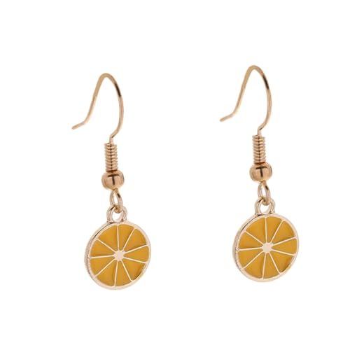 SHOWERORO 1 Paar Damen Ohrringe Diamant-Ohrstecker für Frauen Ohrringe für Frauen im Trend Diamantohrringe Diamant-Ohrringe kolczyki damskie earrings for women Mode-Danger Ohrschmuck Yellow von SHOWERORO