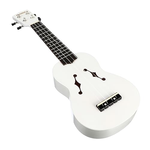 SHOWERORO 1 Satz 21 Ukulele Spielzeug Kleine Gitarre Mini-Instrumente Holz Weiß von SHOWERORO