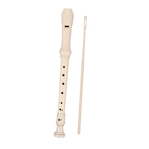 SHOWERORO 1 Satz Klarinette Musikinstrumente Für Kinder Recorder Sopran Kinder Spielset Blockflöte Für Kinder Musikspielzeug Für Kinder Kidcraft-spielset Kinderinstrument Spielzeug Abs Weiß von SHOWERORO