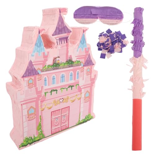 SHOWERORO 1 Set Prinzessin Schloss Pinata Prinzessin Spielzeug Geburtstagsdekoration Für Mädchen Süßigkeiten Schloss Pinata Spielzeug Prinzessin Geburtstag Dekorationen Pinata von SHOWERORO