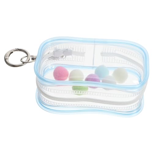 SHOWERORO 1 Set Tragbare Präsentationstasche Mit Reißverschluss Durchsichtiger Puppen Sammlerstück Organizer Hängende Puppenbox Staubschutzbox Für Minifiguren Puppen von SHOWERORO