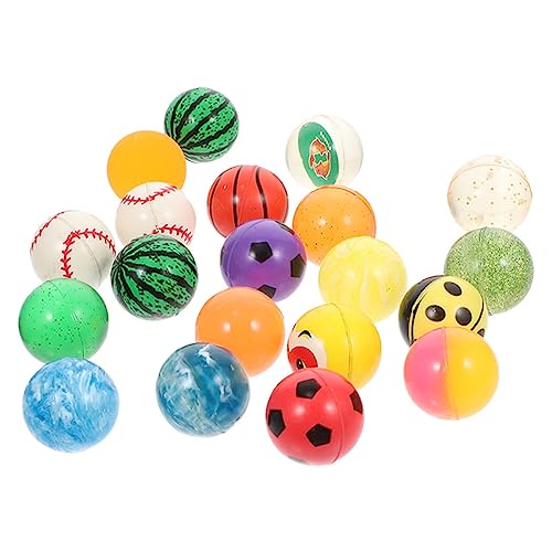 SHOWERORO 20st Hüpfender Ball Spielzeug Hüpfende Bälle Springbälle Gegen Stress Pädagogische Springbälle Lustige Hüpfbälle Pädagogische Hüpfbälle Party-hüpfbälle Hüpfbälle Spielen Gummi von SHOWERORO