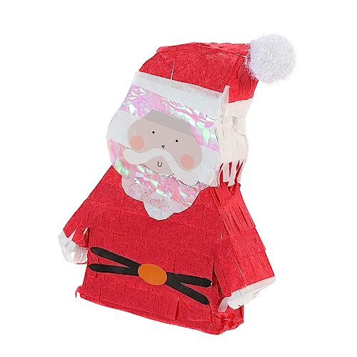 SHOWERORO 5St Weihnachtspinata Weihnachts-Ounata Urlaub Hüpfburgen Süßigkeiten-Thema Geweih weihnachtsspielzeug kinder weihnachts party Pinata-Hit-Spielzeug Pinata-Spielzeug aus Papier rot von SHOWERORO