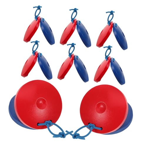 SHOWERORO 8 Stück Kinderrhythmusinstrumente Kastagnetten aus Holz für Castanets für Musikinstrumente für Vorschulkinder Musikinstrumente aus Holz Kastagnetten SHOWERORO 8 Stück Kinderrhythmusinstrumente Kastagnetten aus Holz für Castanets für Musikinstrumente für Vorschulkinder Musikinstrumente aus Holz Kastagnetten von SHOWERORO