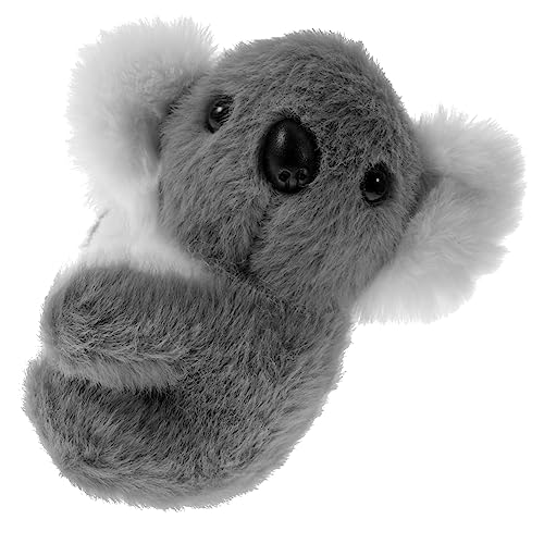 SHOWERORO Plüsch Schlüsselanhänger Kuscheltier Schlüsselanhänger koala schlüsselanhänger Geldbörsenhalter fürs Auto Schlüsselhalter für Tierautos Schlüsselanhänger süß Plüschanhänger Grey von SHOWERORO