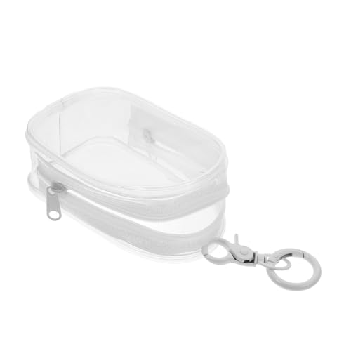 SHOWERORO Figur Display Tasche mit Schlüsselanhänger PVC Organizer Fall für Puppen Tragbare und Robust von SHOWERORO