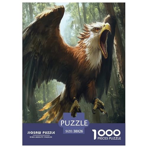 Adler Puzzle 1000 Teile Schwer Puzzle Spielzeug Lernspiel Impossible Herausforderungsspielzeug Für Erwachsene Und Kinder Ab 12 Jahren 38x26cm/1000pcs Adler Puzzle 1000 Teile Schwer Puzzle Spielzeug Lernspiel Impossible Herausforderungsspielzeug Für Erwachsene Und Kinder Ab 12 Jahren 38x26cm/1000pcs von SHUNXIFQ