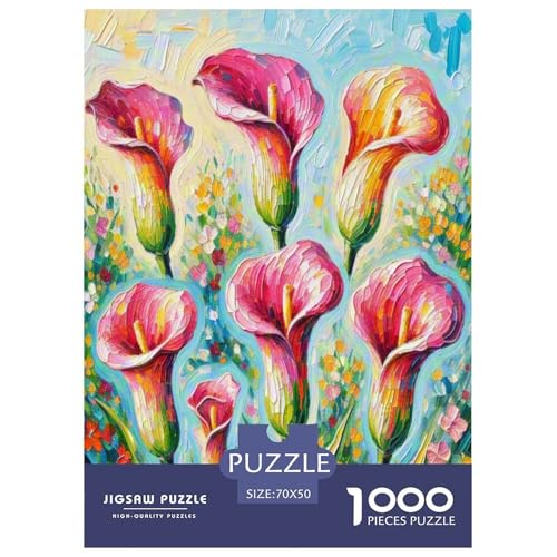 Calla Lilie Puzzle 1000-teilige Schwer Puzzle Spielzeug Pädagogisches Spiel Impossible Herausforderung Spielzeug Für Erwachsene Und Kinder Ab 14 Jahren 70x50cm/1000pcs Calla Lilie Puzzle 1000-teilige Schwer Puzzle Spielzeug Pädagogisches Spiel Impossible Herausforderung Spielzeug Für Erwachsene Und Kinder Ab 14 Jahren 70x50cm/1000pcs von SHUNXIFQ