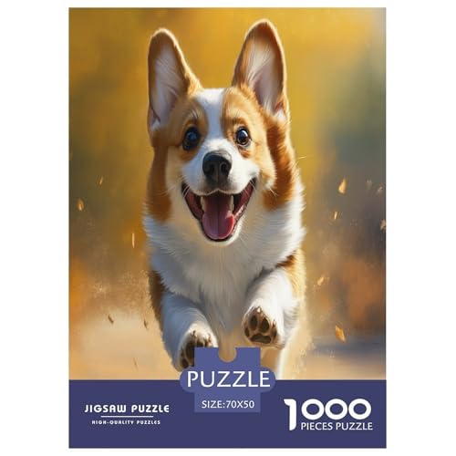 Corgi Puzzle 1000-teilige Schwer Puzzle Spielzeug Lernspiel Impossible Herausforderung Spielzeug Für Erwachsene Kinder 70x50cm/1000pcs Corgi Puzzle 1000-teilige Schwer Puzzle Spielzeug Lernspiel Impossible Herausforderung Spielzeug Für Erwachsene Kinder 70x50cm/1000pcs von SHUNXIFQ