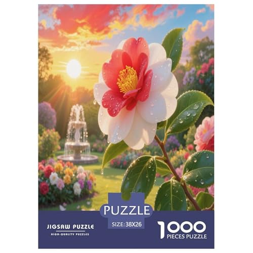 Die Kamellien Japonica Puzzle 1000-teilige Schwer Puzzle Spielzeug Pädagogisches Spiel Impossible Herausforderungsspielzeug Für Erwachsene Kinder 38x26cm/1000pcs Die Kamellien Japonica Puzzle 1000-teilige Schwer Puzzle Spielzeug Pädagogisches Spiel Impossible Herausforderungsspielzeug Für Erwachsene Kinder 38x26cm/1000pcs von SHUNXIFQ