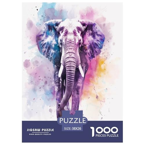 Elefanten Puzzles 1000-teilige Schwer Puzzle Spielzeug Lernspiel Impossible Herausforderungsspielzeug Für Erwachsene Kinder 38x26cm/1000pcs Elefanten Puzzles 1000-teilige Schwer Puzzle Spielzeug Lernspiel Impossible Herausforderungsspielzeug Für Erwachsene Kinder 38x26cm/1000pcs von SHUNXIFQ