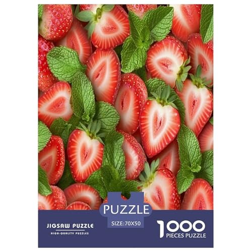 Erdbeere Puzzle 1000 Teile Schwer Puzzle Spielzeug Pädagogisches Spiel Impossible Herausforderungsspielzeug Für Erwachsene Und Kinder Ab 14 Jahren 70x50cm/1000pcs Erdbeere Puzzle 1000 Teile Schwer Puzzle Spielzeug Pädagogisches Spiel Impossible Herausforderungsspielzeug Für Erwachsene Und Kinder Ab 14 Jahren 70x50cm/1000pcs von SHUNXIFQ