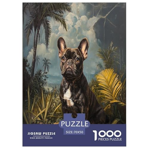 Französischer Bullhund Puzzles 1000 Teile Schwer Puzzle Spielzeug Pädagogisches Spiel Impossible Herausforderung Spielzeug Für Erwachsene Und Kinder in Bewährter 70x50cm/1000pcs Französischer Bullhund Puzzles 1000 Teile Schwer Puzzle Spielzeug Pädagogisches Spiel Impossible Herausforderung Spielzeug Für Erwachsene Und Kinder in Bewährter 70x50cm/1000pcs von SHUNXIFQ