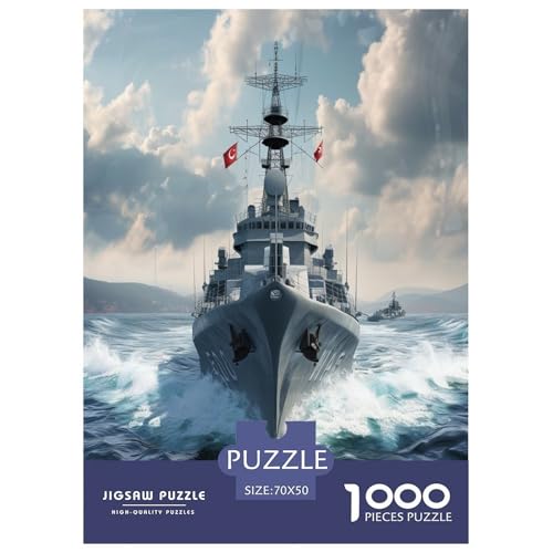 Kriegsschiff Puzzle 1000-teilige Schwer Puzzle Spielzeug Pädagogisches Spiel Impossible Herausforderungsspielzeug Für Erwachsene Kinder 70x50cm/1000pcs Kriegsschiff Puzzle 1000-teilige Schwer Puzzle Spielzeug Pädagogisches Spiel Impossible Herausforderungsspielzeug Für Erwachsene Kinder 70x50cm/1000pcs von SHUNXIFQ