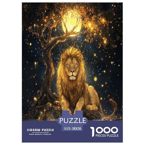 Löwen Puzzle 1000-teilige Schwer Puzzle Spielzeug Lernspiel Impossible Herausforderungsspielzeug Für Erwachsene Und Kinder Ab 12 Jahren 38x26cm/1000pcs Löwen Puzzle 1000-teilige Schwer Puzzle Spielzeug Lernspiel Impossible Herausforderungsspielzeug Für Erwachsene Und Kinder Ab 12 Jahren 38x26cm/1000pcs von SHUNXIFQ