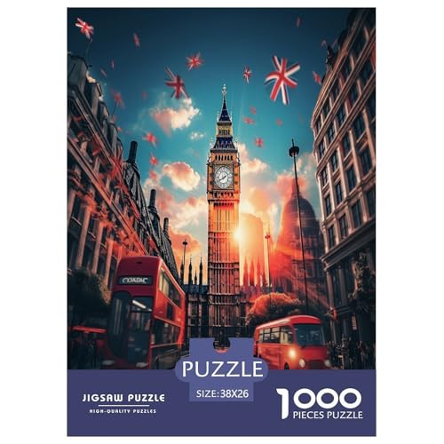 Londoner Stadtbild Puzzle 1000 Teile Schwer Puzzle Spielzeug Lernspiel Impossible Herausforderung Spielzeug Für Erwachsene Und Kinder in Bewährter 38x26cm/1000pcs Londoner Stadtbild Puzzle 1000 Teile Schwer Puzzle Spielzeug Lernspiel Impossible Herausforderung Spielzeug Für Erwachsene Und Kinder in Bewährter 38x26cm/1000pcs von SHUNXIFQ