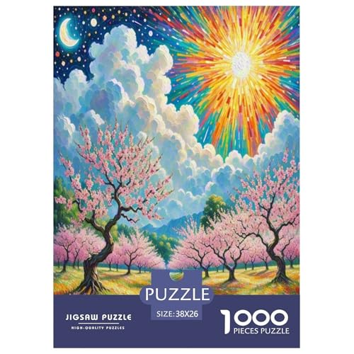 Pfirsichblüte Puzzle 1000-teilige Schwer Puzzle Spielzeug Pädagogisches Spiel Impossible Herausforderungsspielzeug Für Erwachsene Und Kinder Ab 12 Jahren 38x26cm/1000pcs Pfirsichblüte Puzzle 1000-teilige Schwer Puzzle Spielzeug Pädagogisches Spiel Impossible Herausforderungsspielzeug Für Erwachsene Und Kinder Ab 12 Jahren 38x26cm/1000pcs von SHUNXIFQ