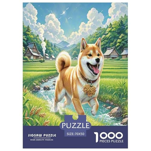 Shiba Inu Puzzle 1000-teilige Schwer Puzzle Spielzeug Pädagogisches Spiel Impossible Herausforderung Spielzeug Für Erwachsene Und Kinder in Bewährter 70x50cm/1000pcs Shiba Inu Puzzle 1000-teilige Schwer Puzzle Spielzeug Pädagogisches Spiel Impossible Herausforderung Spielzeug Für Erwachsene Und Kinder in Bewährter 70x50cm/1000pcs von SHUNXIFQ
