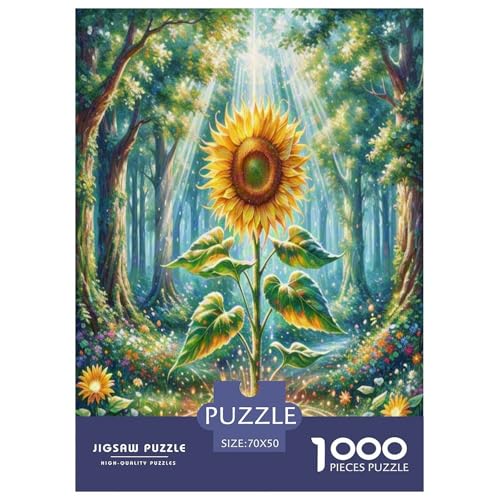 Sonnenblumen Puzzle 1000-teilige Schwer Puzzle Spielzeug Pädagogisches Spiel Impossible Herausforderungsspielzeug Für Erwachsene Und Kinder in Bewährter 70x50cm/1000pcs Sonnenblumen Puzzle 1000-teilige Schwer Puzzle Spielzeug Pädagogisches Spiel Impossible Herausforderungsspielzeug Für Erwachsene Und Kinder in Bewährter 70x50cm/1000pcs von SHUNXIFQ