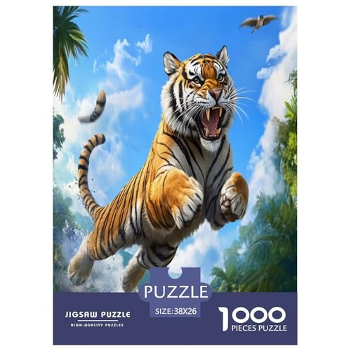 Tiger Puzzle 1000 Teile Schwer Puzzle Spielzeug Lernspiel Impossible Herausforderung Spielzeug Für Erwachsene Und Kinder in Bewährter 38x26cm/1000pcs Tiger Puzzle 1000 Teile Schwer Puzzle Spielzeug Lernspiel Impossible Herausforderung Spielzeug Für Erwachsene Und Kinder in Bewährter 38x26cm/1000pcs von SHUNXIFQ