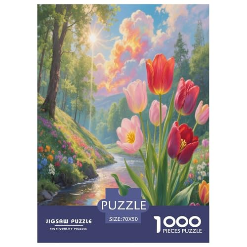 Tulpen Puzzle 1000 Teile Schwer Puzzle Spielzeug Pädagogisches Spiel Impossible Herausforderung Spielzeug Für Erwachsene Und Kinder Ab 12 Jahren 70x50cm/1000pcs Tulpen Puzzle 1000 Teile Schwer Puzzle Spielzeug Pädagogisches Spiel Impossible Herausforderung Spielzeug Für Erwachsene Und Kinder Ab 12 Jahren 70x50cm/1000pcs von SHUNXIFQ