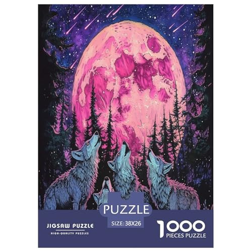 Wolf Puzzles 1000 Teile Schwer Puzzle Spielzeug Lernspiel Impossible Herausforderung Spielzeug Für Erwachsene Und Kinder Ab 12 Jahren 38x26cm/1000pcs Wolf Puzzles 1000 Teile Schwer Puzzle Spielzeug Lernspiel Impossible Herausforderung Spielzeug Für Erwachsene Und Kinder Ab 12 Jahren 38x26cm/1000pcs von SHUNXIFQ