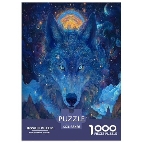 Wolf Puzzles 1000 Teile Schwer Puzzle Spielzeug Pädagogisches Spiel Impossible Herausforderungsspielzeug Für Erwachsene Kinder 38x26cm/1000pcs Wolf Puzzles 1000 Teile Schwer Puzzle Spielzeug Pädagogisches Spiel Impossible Herausforderungsspielzeug Für Erwachsene Kinder 38x26cm/1000pcs von SHUNXIFQ
