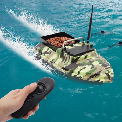 SHZICMY Futterboot 500M Fernbedienung Angeln Köderboot Fischköderboot RC Boot 1,5kg Laden Doppelmotor Karpfenangeln Angler Geschenke für Männer SHZICMY Futterboot 500M Fernbedienung Angeln Köderboot Fischköderboot RC Boot 1,5kg Laden Doppelmotor Karpfenangeln Angler Geschenke für Männer von SHZICMY