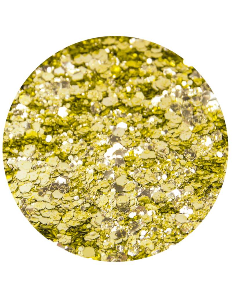 Make-Up Glitter gold von SI SI LA PAILLETTE