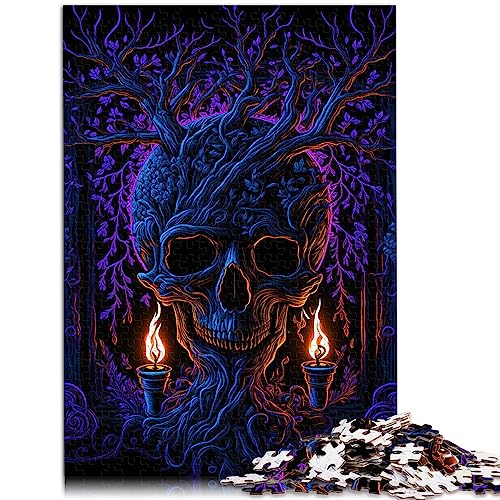 Erwachsene und Kinder Puzzle Macabre Vision 1000 Teile Puzzles für Erwachsene Holzpuzzles für Erwachsene und Kinder ab 12 Jahren Geschenke für Freunde und Familie Größe: 50x75 cm von SIBREA