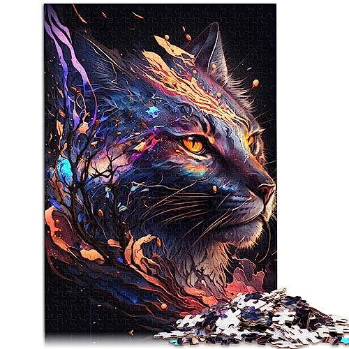 Erwachsenenpuzzle Lynx 1000 Teile Puzzle Holzpuzzle für Erwachsene und Kinder ab 12 Jahren Erwachsene und Kinder Größe: 50x75 cm von SIBREA